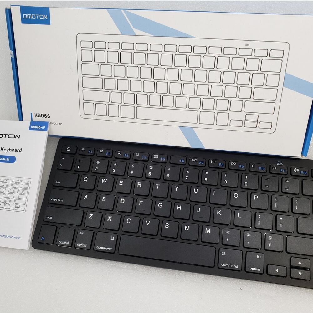 Omoton Bluetooth Wireless Keyboard for Tablets. KB066 Slim, Portable.